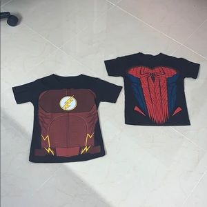 Flash & Spider - Man shirt